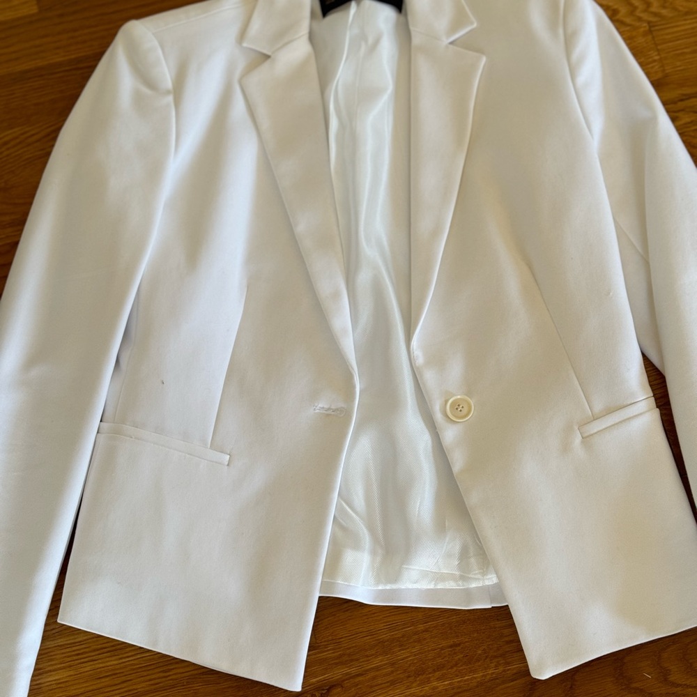 Zara White blazer, like New condition